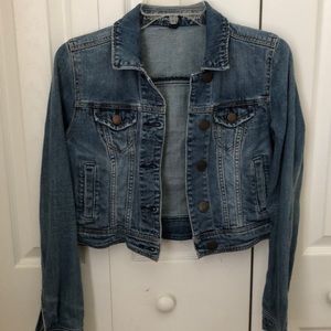 American Eagle Cropped Denim Jacket